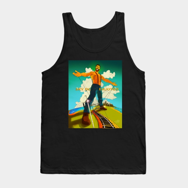 3kV DC Gigachad Tank Top by Adam Something Merch Emporium